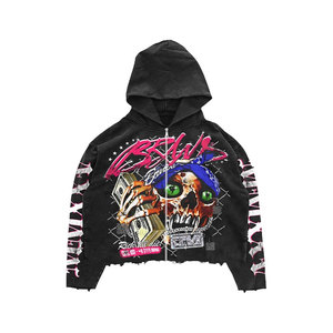 <b>Men</b> Zipper Hoodies Warm Full <b>Zip</b> Hooded <b>Top</b> Long Sleeve Fleece Fabric Comfortable Outdoor Casual Wear <b>Men</b> Hoodies for Sale - Product Image 2