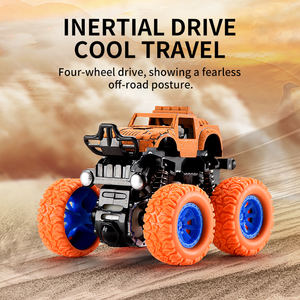 Camioneta Monstruo Pequeña de Juguete con Tracción Inercial 4x4, Potencia de Fricción, Todoterreno - Product Image 5