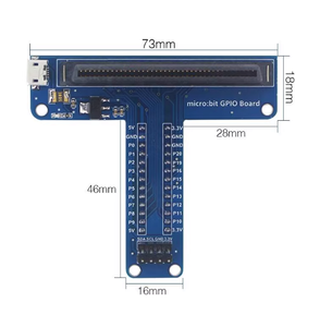 Плата расширения GPIO T-образной формы YE Micro:bit — адаптер для макетной платы для программирования на Python - Product Image 3