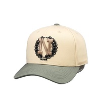 Casquette de baseball snapback 6 panneaux bicolore de haute qualité avec logo brodé personnalisé professionnel, style motif fruits tendance