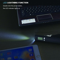 Vente en gros de banque d'alimentation numérique 3 en 1 avec balance à bagages USB Lampe de poche portable Balance à bagages