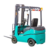 Chariot élévateur électrique avec mât à 3 sections, pneus en PU pleins, pour les exploitations agricoles et l'usage industriel, hauteur de levage de 3000 mm, garantie de 12 mois