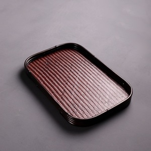 Bamboo <b>Tea</b> <b>Tray</b> Solid Purple Bamboo Material Household Serving <b>Tray</b> For <b>Tea</b> Set Storage - Product Image 2