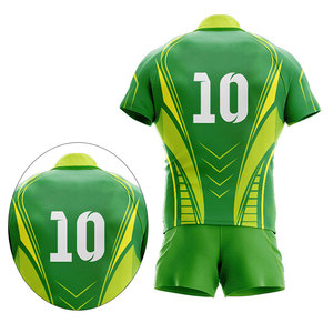 Uniformes de Rugby de Nuevo Estilo para Hombre, Hechos a Medida, Conjuntos de Uniformes de Rugby de Alta Calidad, Jersey y Pantalones Cortos Sublimados, Ropa de Entrenamiento - Product Image 3