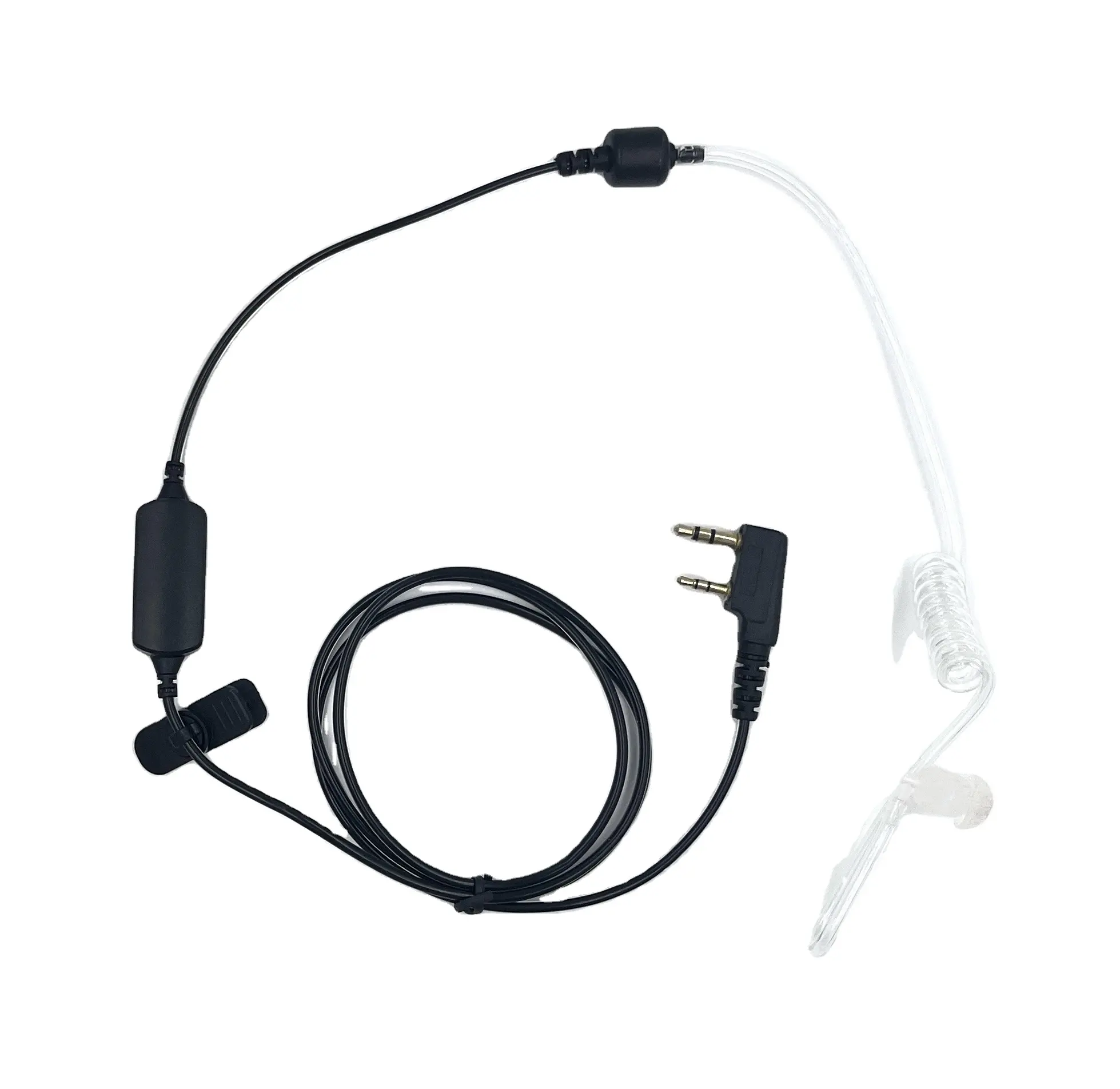 Best selling in-ear listen only radio headset wholesale low price customized in-ear walkie talkie headset