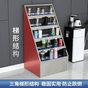 Gabinete de Acero Inoxidable para Vasos de Agua, 6 Niveles, Múltiples Compartimentos, Almacenamiento para Oficina, Portavasos para Té y Agua - Product Image 5