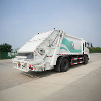 Camion compacteur de déchets Dongfeng 4X2 15CBM, camion de collecte des déchets pour l'assainissement municipal