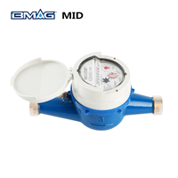 Compteur d'eau multi-jets en laiton BMAG personnalisable avec support OEM, cadran en verre à 45 degrés, IP68 DN15, conforme ISO4064 pour eau froide