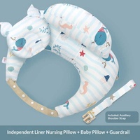 Coussin d'allaitement et de soutien post-partum, protection lombaire, support pour bébé, anti-régurgitation nouveau-né, 100% coton