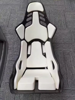 Sièges de course personnalisés en usine, sièges baquet en carbone et cuir Alcantara, sièges de course classiques originaux Recaro