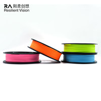 Filament d'imprimante 3D TPU série fluorescente premium 1,75 mm, souplesse 95A, extrusion fluide pour modèles artistiques éclatants