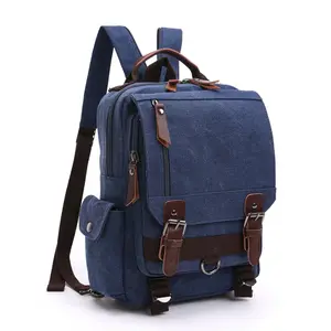 Zaino in tela Unisex moda diagonale da viaggio all'aperto borsa a tracolla antifurto per uomo e donna