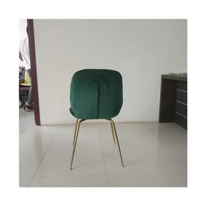 Wholesale Nordic Fashion Creative Armchair Green Living Room Chair Furniture Soft Velvet Leisure Chair