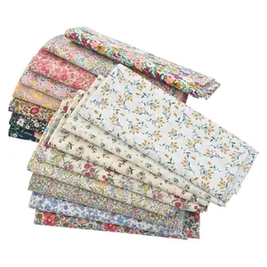 designer de tecido do vintage Suppliers-Roupas femininas para crianças, tecido estampado floral, vintage, 100% algodão