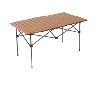 Table de camping pliable ultralégère à hauteur réglable avec poche en filet, table de pique-nique et barbecue portable avec filet de rangement
