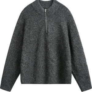 Suéter de Punto Casual Versátil con Cuello Redondo para Hombre, Otoño/Invierno - Product Image 5