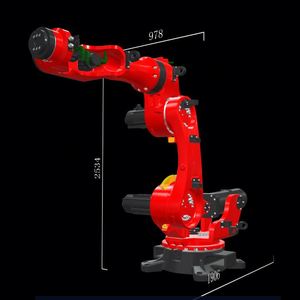 Robot de palettisation industriel robuste, palettiseur, charge utile de 200 kg, monté au sol, portée de 2570 mm, palettisation - Product Image 2