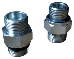 Bộ Chuyển Đổi Ống DIN Thủy Lực Thấp/Áp Suất Cao Bite Loại Ống Phụ Kiện Carbon/Thép Không Gỉ 1CB/1DB BSP Chủ Đề Với Captive Seal - Product Image 1