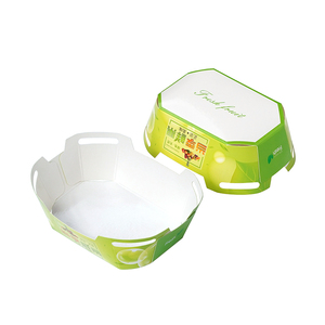 Caja <span class=keywords><strong>de</strong></span> Cartón Biodegradable Ecológica <span class=keywords><strong>de</strong></span> Grado Alimenticio en Forma <span class=keywords><strong>de</strong></span> Barco <span class=keywords><strong>para</strong></span> Frutas con Logotipo Personalizado - Product Image 3