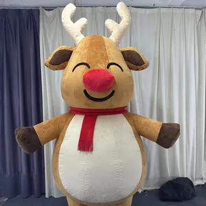 custom inflatable walking mascot carnival christmas deer costumes family