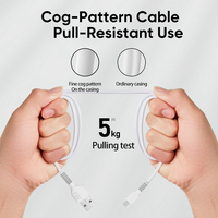 Câble de charge rapide Micro USB 3A Type-C 1M en PVC de Miccell Wholesale, câble de données pour téléphone, chargeur pour Xiaomi, ordinateur et ordinateur portable
