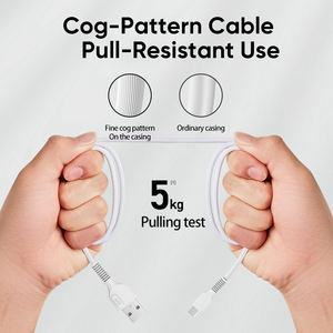 Câble de charge rapide Micro <span class=keywords><strong>USB</strong></span> 3A MICCELL, câble de données pour téléphone, compatible IOS et ordinateur Type-C, 1M PVC, vente en gros - Product Image 3