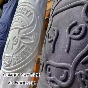 Camisetas de Marca de Lujo para Hombre, de Manga Corta, con Logotipo Personalizado en Relieve, Impresión Ecológica, Transpirables, Estilo Urbano, Impresión por Transferencia de Calor - Product Image 6