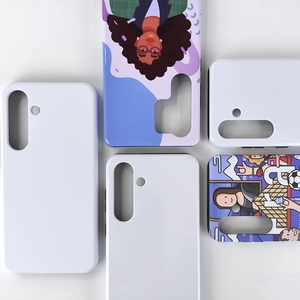 Coques de téléphone 3D vierges pour sublimation pour Samsung S26 S25 S24 S23 S22 S21, revêtement 2-en-1, double coque de luxe personnalisée - Product Image 6