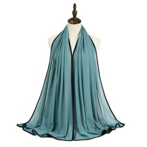 Écharpe en mousseline de soie douce et respirante pour femmes, hijab musulman islamique, abaya toutes saisons - Product Image 4