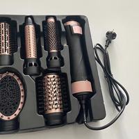 MK-566 Mesky Ensemble de brosses sèche-cheveux multifonctionnelles professionnelles à air chaud rotatif automatique 5 en 1 pour la maison