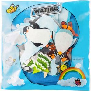 New Design Felt Polar Animals Board , Arctic Antarctica Ocean Animal Bear Penguin Whale Preschool <b>Large</b> Wall Storyboard - Product Image 4