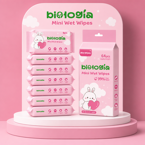 <span class=keywords><strong>Salviette</strong></span> <span class=keywords><strong>Umidificate</strong></span> Mini Antibatteriche Ecologiche OEM Non Tessute Confezionate Singolarmente e Smaltibili nel WC per Uso Bagno Adulti, <span class=keywords><strong>Scatola</strong></span> per Viaggi e Palestra - Product Image 2