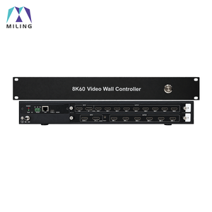 Controlador de Video Wall 4K 8K con Entrada HDMI DP, Expansor Multipantalla, Conmutación sin Interrupciones, Montaje en Rack Metálico para Pantallas - Product Image 1