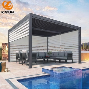 Pergola moderne en alliage d'aluminium personnalisée, durable, résistante <span class=keywords><strong>au</strong></span> <span class=keywords><strong>vent</strong></span>, protection solaire, <span class=keywords><strong>abri</strong></span> pour <span class=keywords><strong>jardin</strong></span> australien - Product Image 3