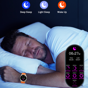 프리미엄 아웃도어 <span class=keywords><strong>1</strong></span>.43 "AMOLED 풀터치 스마트 워치: BT 통화, 온도/수면 모니터, IP68 실리콘 스트랩 - Product Image 6