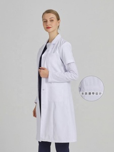 Vente en gros d'usine : Blouses blanches pour médecins, uniformes pour infirmières dans les salons de beauté haut de gamme, blouses de laboratoire médicales pour médecins - Product Image 2