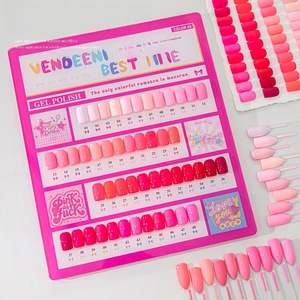 Esmalte <span class=keywords><strong>de</strong></span> <span class=keywords><strong>Uñas</strong></span> en Gel Magenta Serie 48Color, Popular, Iluminador, <span class=keywords><strong>Rosa</strong></span> Piel, Rojo <span class=keywords><strong>Rosa</strong></span>, Estilo Chica Moderna, Reforzado, Morandi, para Uso en Salón - Product Image 1