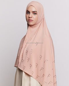 Jersey Premium con sciarpa in Jersey musulmana di diamanti in Jersey di cotone bandane etniche - Product Image 6