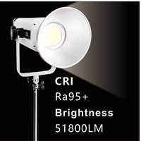 Flash de studio métallique 500W avec température de couleur réglable et contrôle par câble AC pour la photographie professionnelle