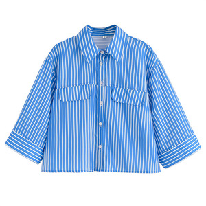 Nouvelle chemise longue décontractée et tendance au design ample - Product Image 3