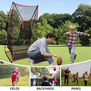 Filet d'entraînement <span class=keywords><strong>de</strong></span> football 4-en-1 multi-techniques 7x4 pieds pour le but, le passe, le coup <span class=keywords><strong>de</strong></span> pied et le tir - Xinghai - Product Image 3