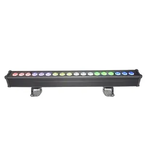 18X12W Pencuci Dinding Pixel Led Par Cahaya Tahan Air RGBW 6IN1 Luar DMX Bar Cuci Panggung Cahaya untuk Dj Pesta Dansa Lantai Disko