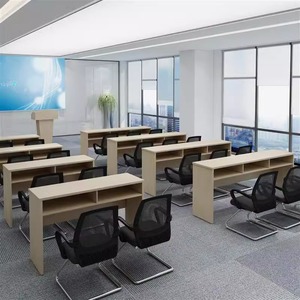 Table et Chaise de Bureau Moderne Minimaliste <span class=keywords><strong>en</strong></span> Bambou pour Formation, Conférence, Organisation <span class=keywords><strong>Scolaire</strong></span>, Bureau, Salle de Tutorat - Product Image 4