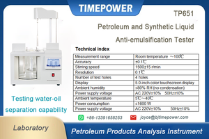Máquina de Teste Anti-Emulsificação TIMEPOWER para Óleo Lubrificante e Líquidos Sintéticos, Proteção IP65 por 1 Ano, 220V - Product Image 6