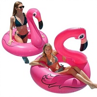 Flotteur gonflable en PVC Flamant rose pour piscine, équipement de jeu aquatique pour adultes, vente chaude
