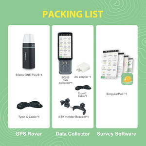 อุปกรณ์สำรวจที่ดินแบบพกพา Singularxyz Sfaira ONE Plus GNSS IMU RTK GPS ความแม่นยำระดับเซนติเมตร - Product Image 2