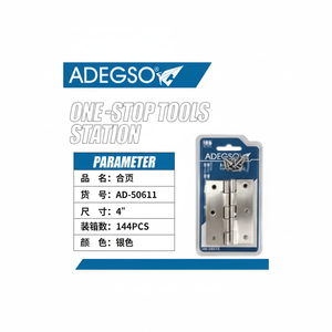 Bisagras de resorte de 4 pulgadas al por mayor herrajes metálicos modernos cierre suave para puertas y gabinetes de hoteles-Paquete de 144 piezas - Product Image 1