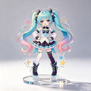 Support en acrylique personnalisé avec logo, thème anime, kawaii, jeu, dessin animé, découpe <span class=keywords><strong>laser</strong></span>, impression couleur intégrale, usine chinoise, commande en gros - Product Image 6