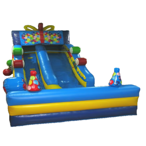 Top người bán trẻ em ngoài trời <span class=keywords><strong>Inflatable</strong></span> Bouncer <span class=keywords><strong>Inflatable</strong></span> khô trượt với hồ bơi - Product Image 2