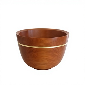 Cuencos de Madera de Acacia Pulida Ecológicos Vintage para Servir Frutas y Verduras, Uso en Fiestas - Venta al por Mayor, Modelo Personalizado BS INTERNATIONAL - Product Image 5